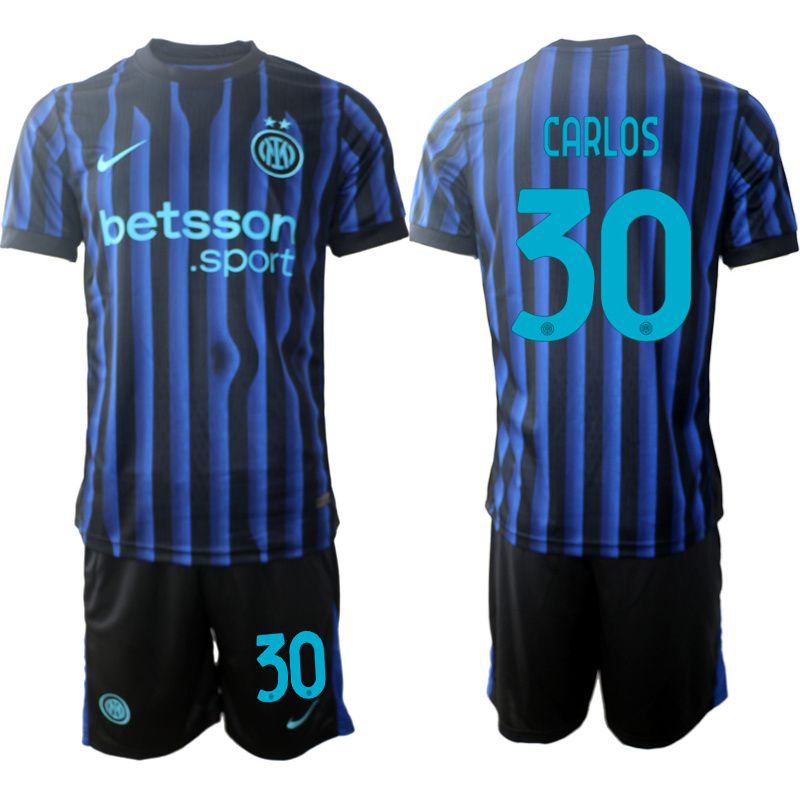 Men 2025-2026 Club Inter Milan CF home Black #30 Soccer Jersey